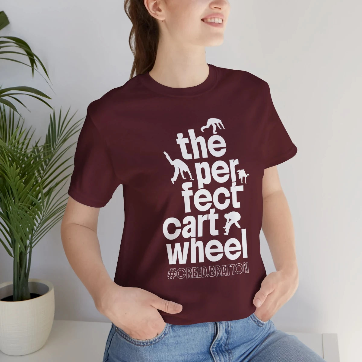 The Perfect Cartwheel T-Shirt – Mockup Woman