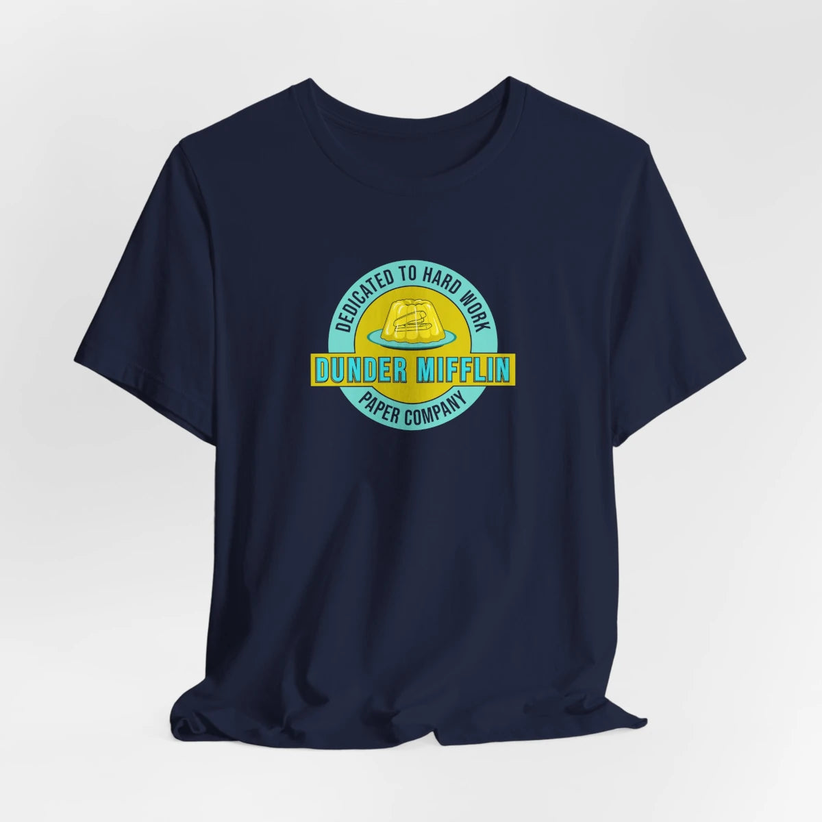 Dunder Mifflin Stapler in Jell-O T-Shirt – Mockup Front