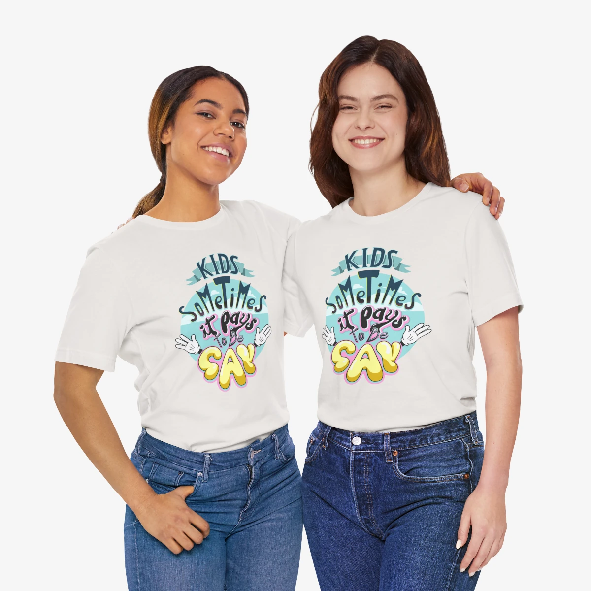 Oscar Martinez “Pays to Be Gay” T-Shirt – Mockup Women Duo