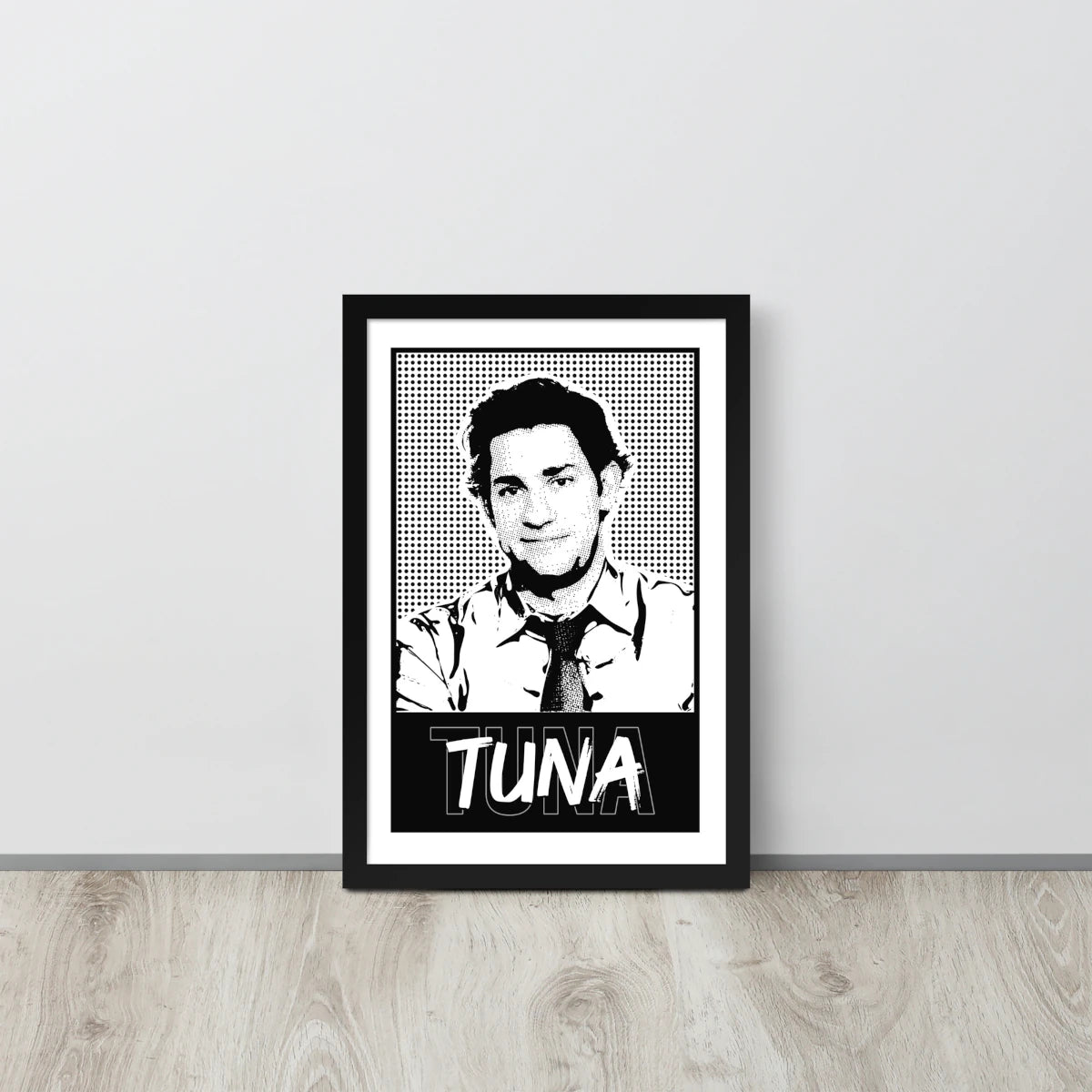Graphic poster of Jim Halpert from The Office smiling – Lifestyle 1