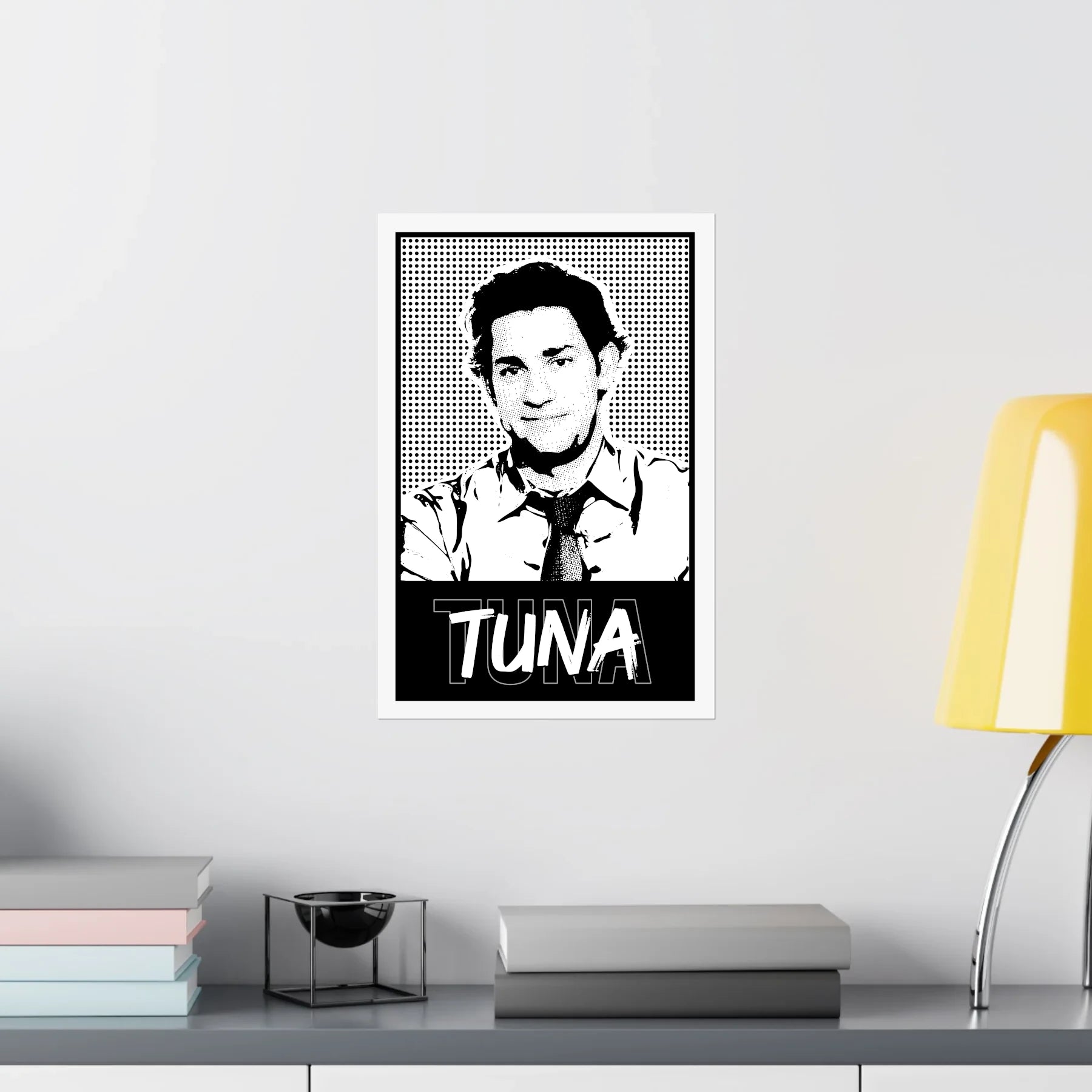 Graphic poster of Jim Halpert from The Office smiling – Lifestyle 2
