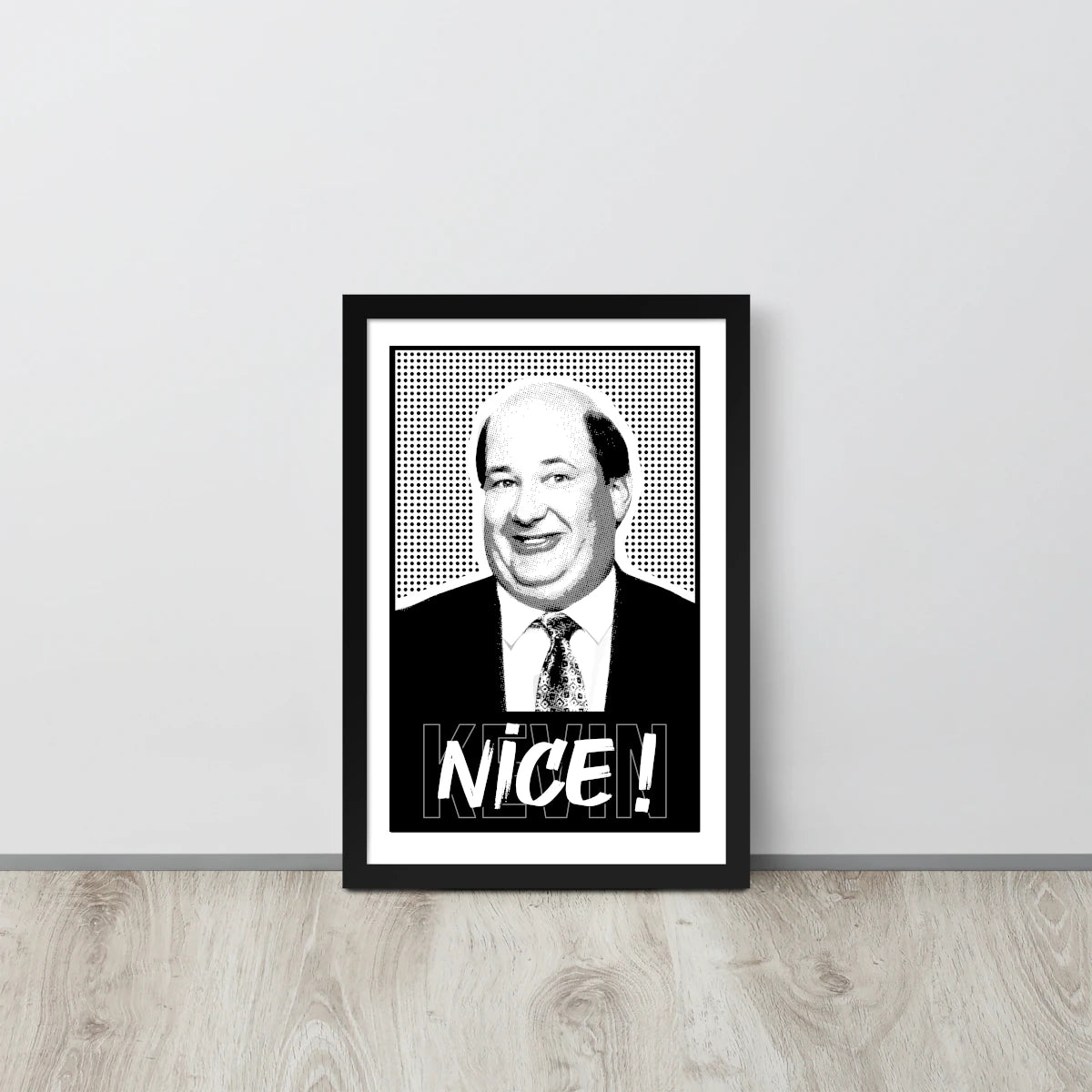 Illustration of Kevin Malone from The Office saying “Nice!” – Lifestyle 1