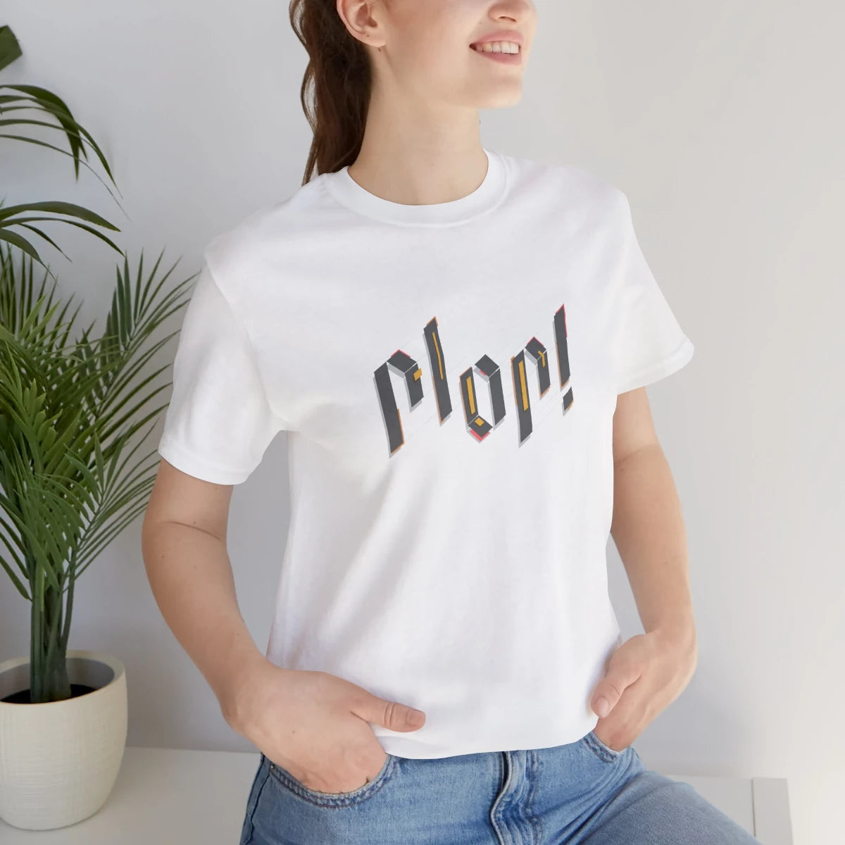 Plop T-Shirt The Office Pete Nickname - Mockup Woman 