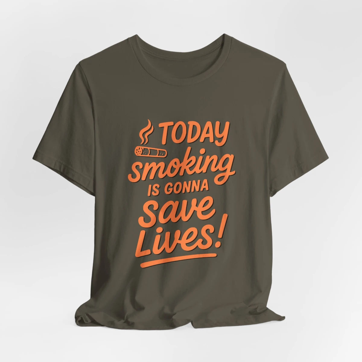 Dwight Schrute Smoking Saves Lives T-Shirt – Mockup Color 4