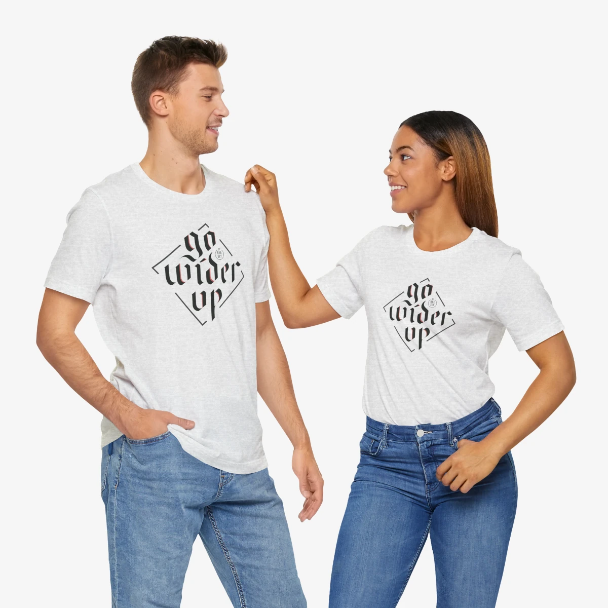 Go Wider Up T-Shirt – The Office Kevin Malone - Mockup Duo