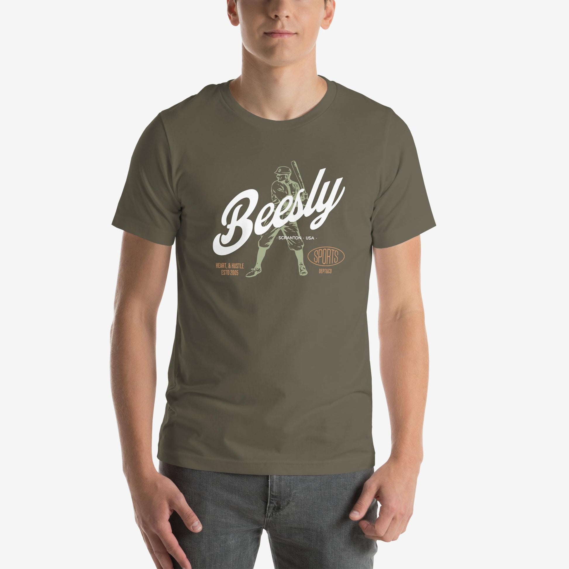 Beesly Baseball T-Shirt Vintage Scranton Team Style - color 2