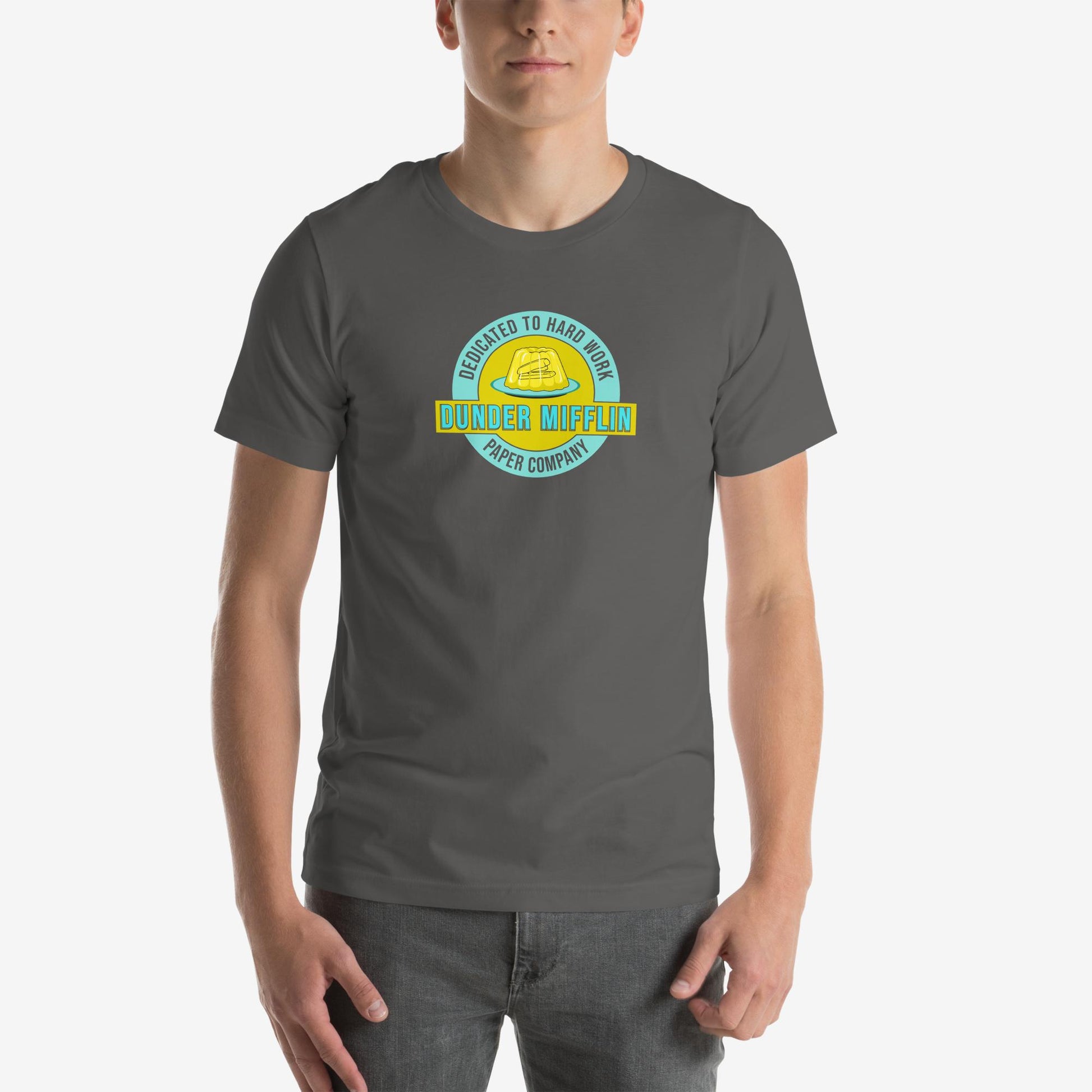 Dunder Mifflin Stapler in Jell-O T-Shirt – Mockup color 1