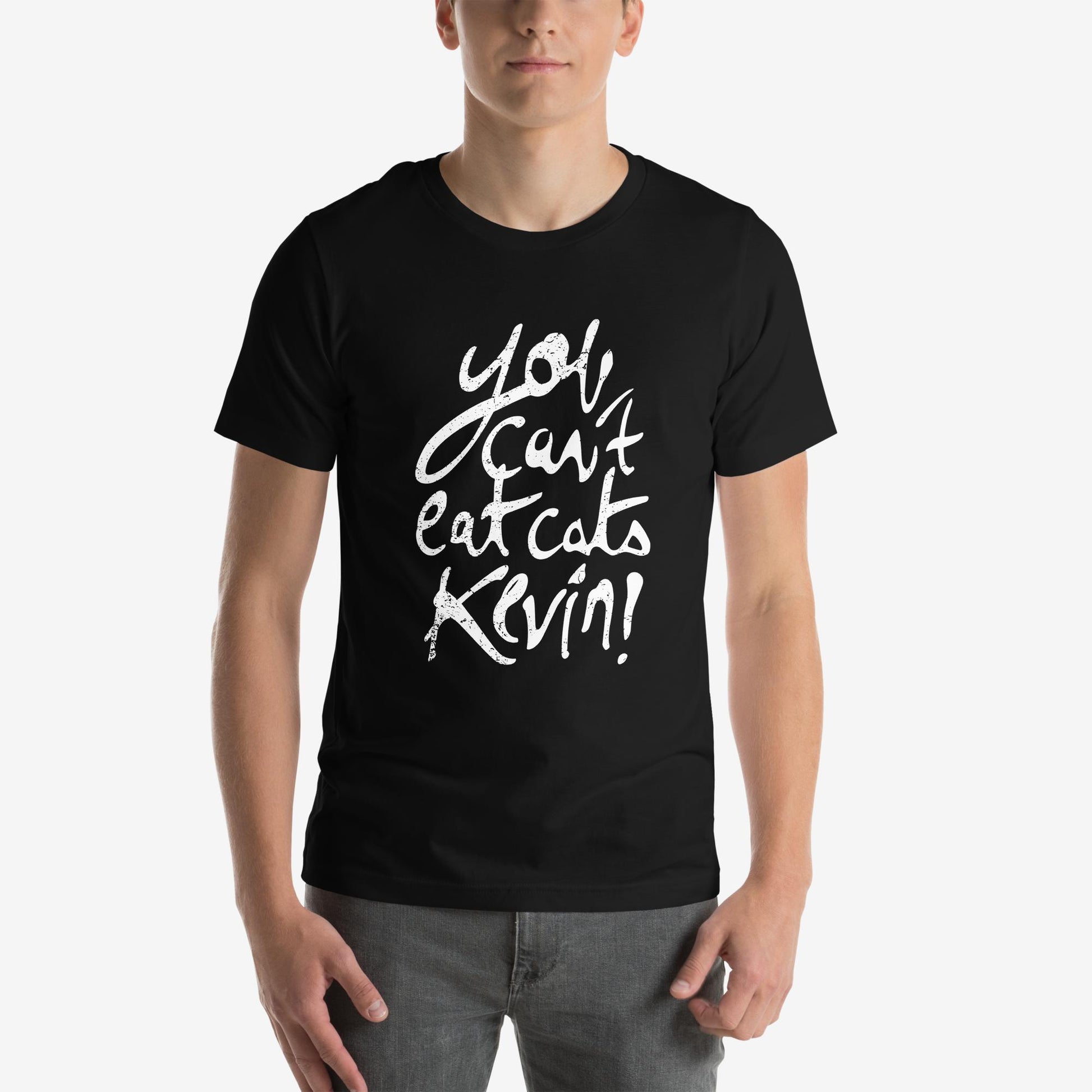 “You Can’t Eat Cats, Kevin” T-Shirt – mockup color 2