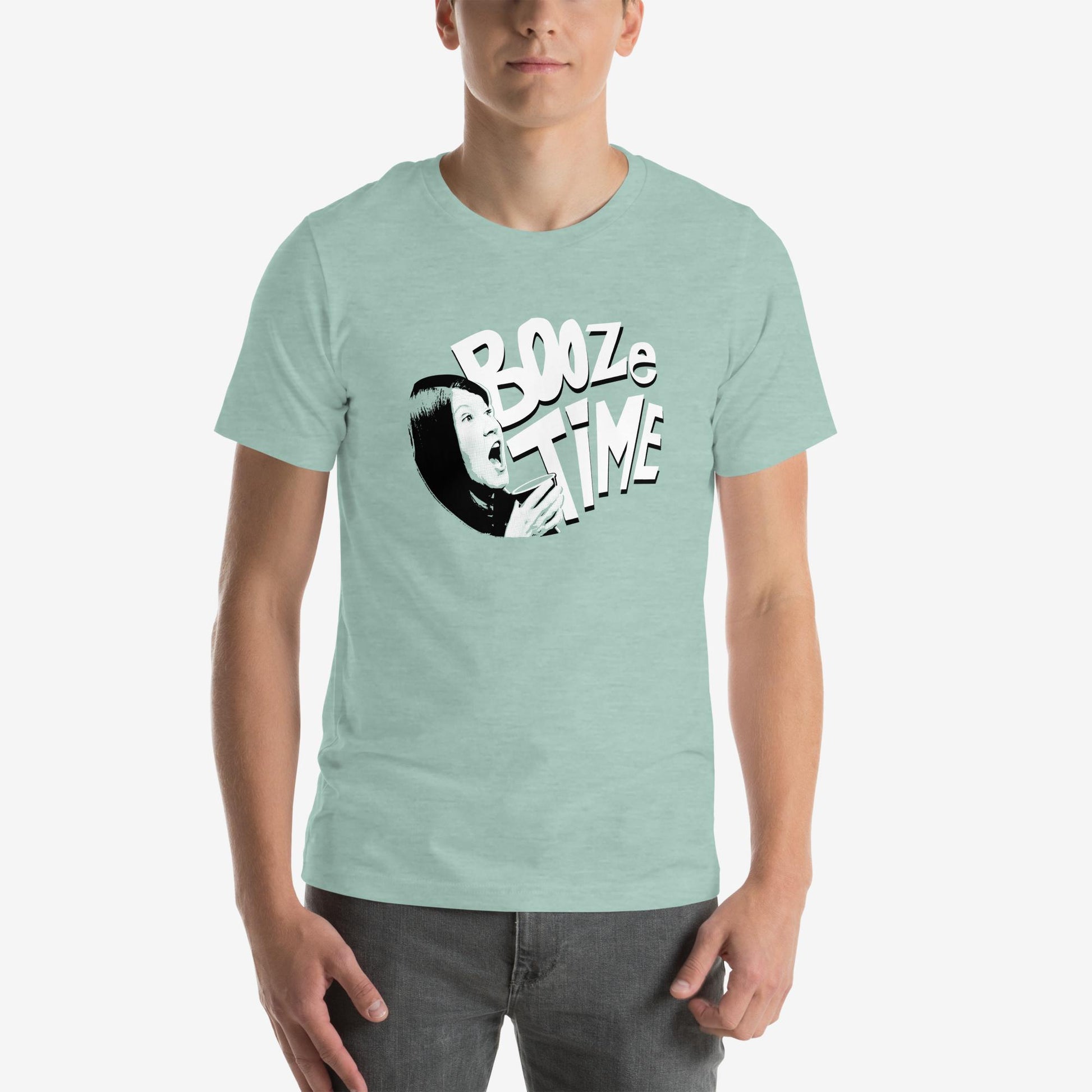 “Booze Time” Meredith T-Shirt – Product mockup color 4