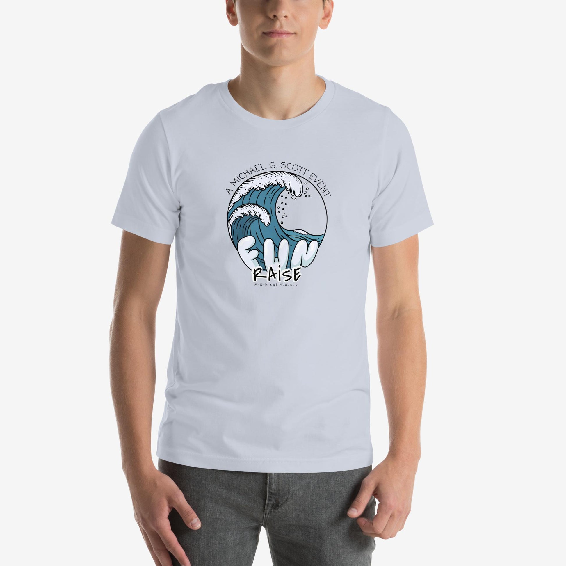 “FUN raise” Tsunami T-Shirt – Product mockup color 5