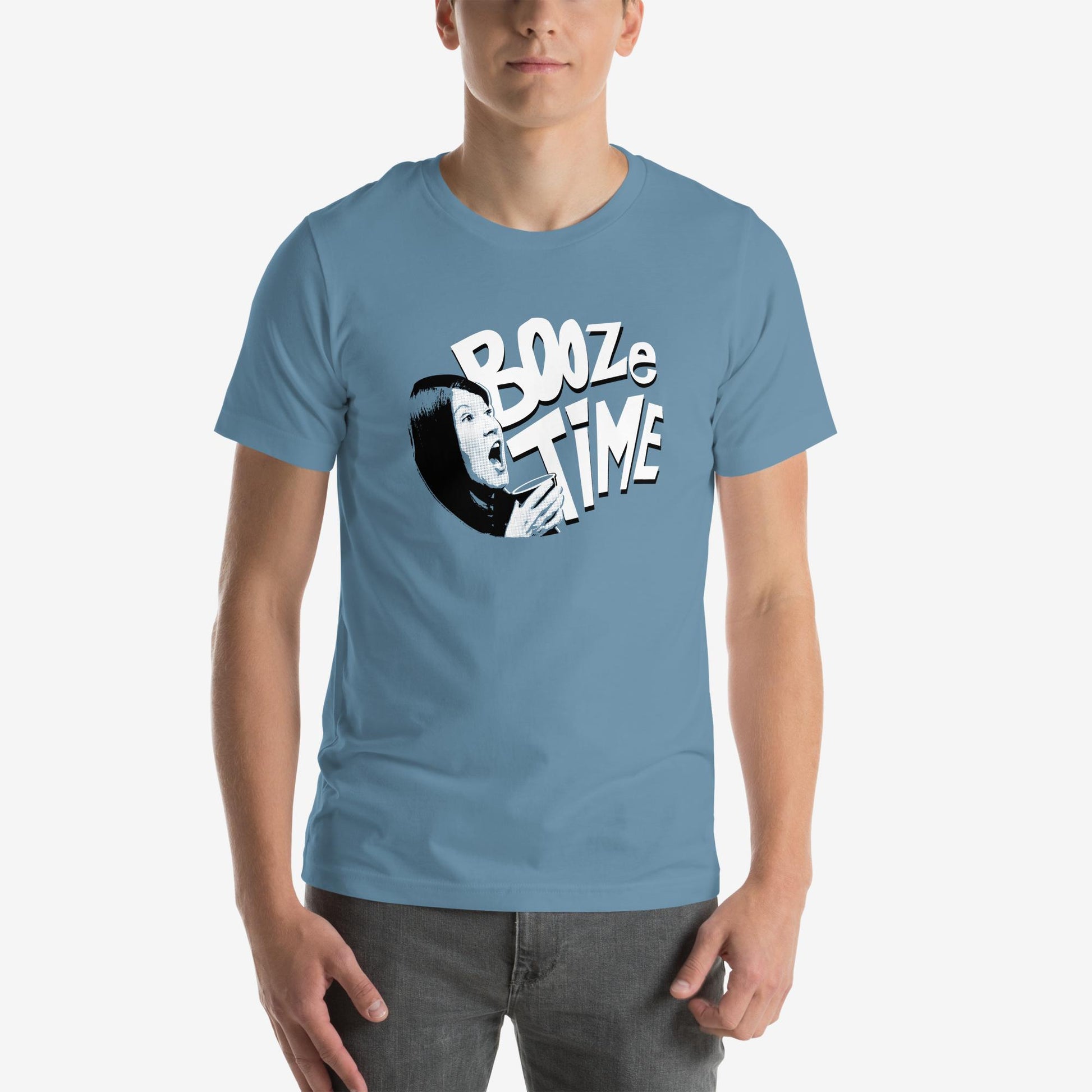 “Booze Time” Meredith T-Shirt – Product mockup color 2
