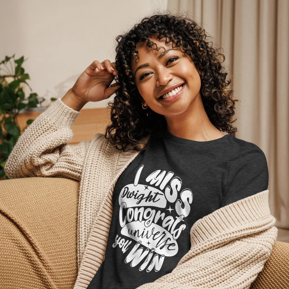 I Miss Dwight T-shirt The Office - Woman Cut - Lifestyle